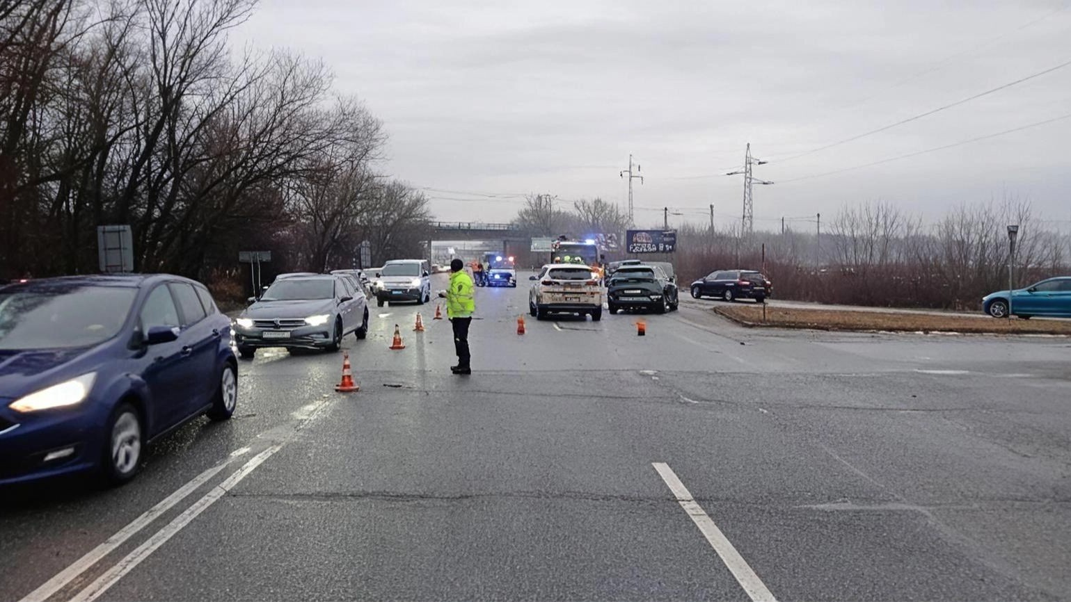 Nehoda na košickej križovatke Valaliky – Barca.
