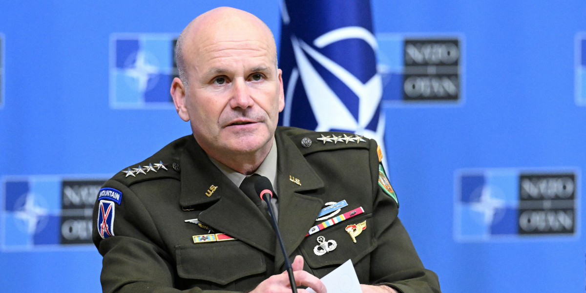 Generał Christopher Cavoli, głównodowodzący połączonych sił zbrojnych NATO w Europie