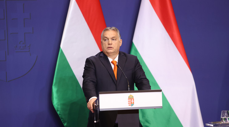Orbán Viktor rendkívüli, nemzetközi sajtótájékoztatót tart / Fotó: Varga Imre
