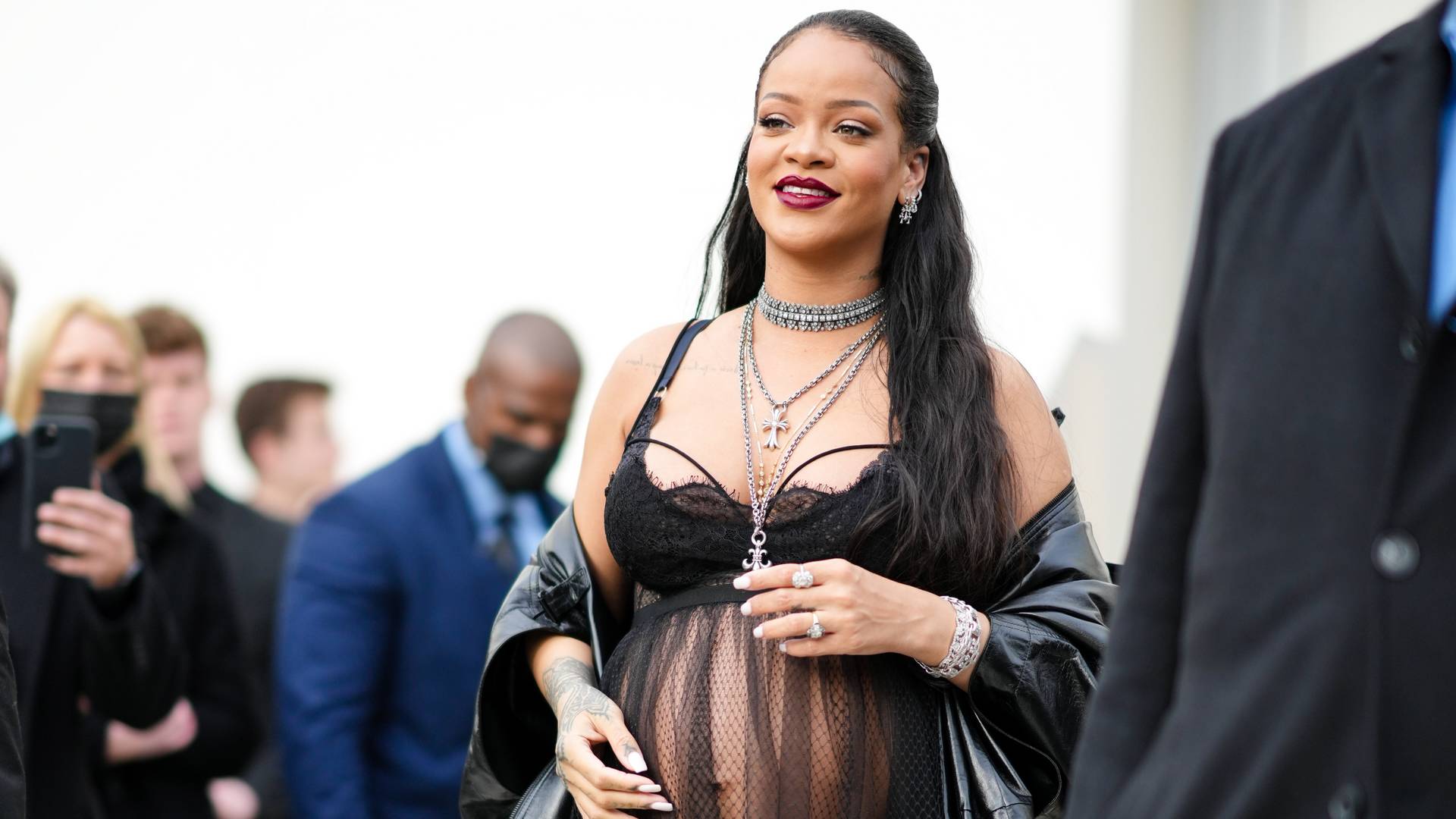Rihanna nawet w zaawansowanej ciąży nie rezygnuje z własnego stylu