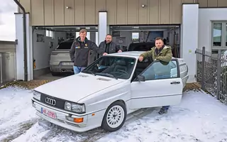 Audi quattro — samochód służbowy Waltera Röhrla uratowany