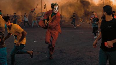 Joker protest Irak