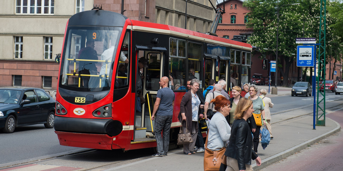 Tramwaj nr 9 w Rudzie Śląskiej