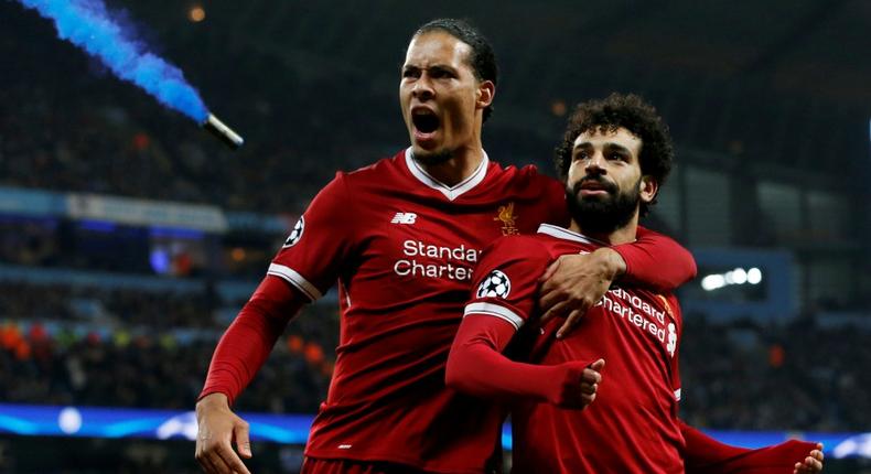 Virgil Van Dijk et Mohamed Salah