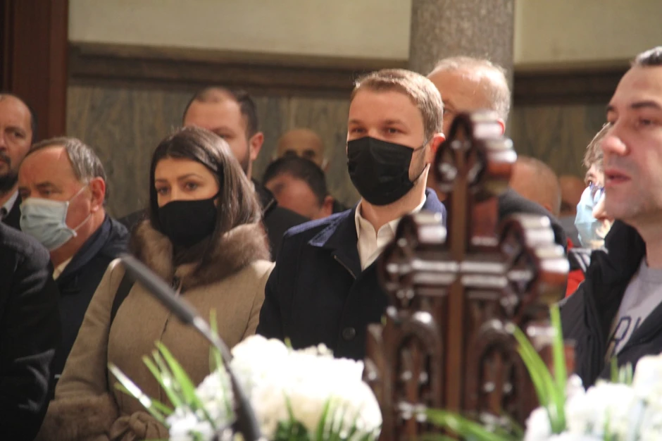 Draško Stanivuković na liturgiji