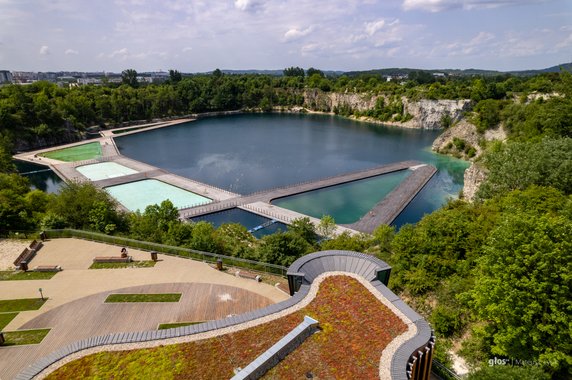 Park Zakrzówek jeszcze przed otwarciem