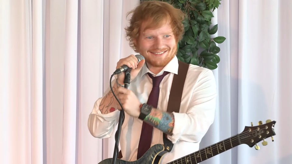 Ed Sheeran zaśpiewał na weselu