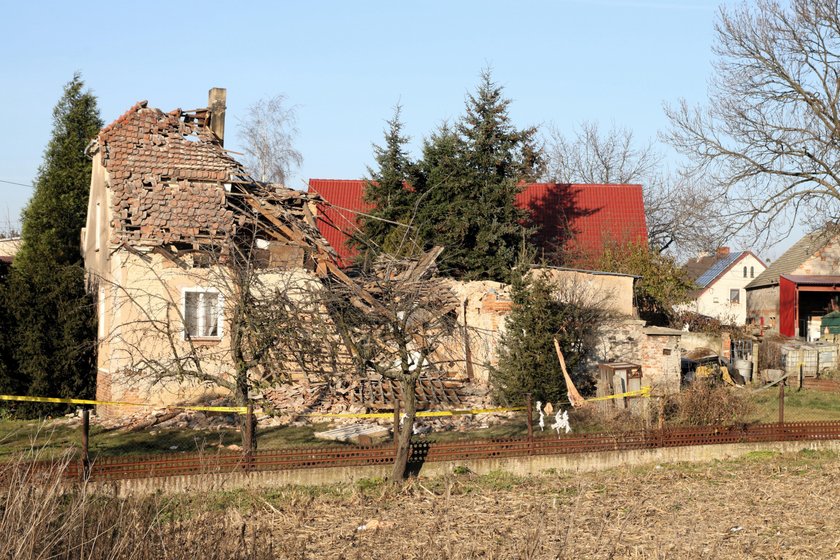 Wybuch gazu w Łukowicach Brzeskich