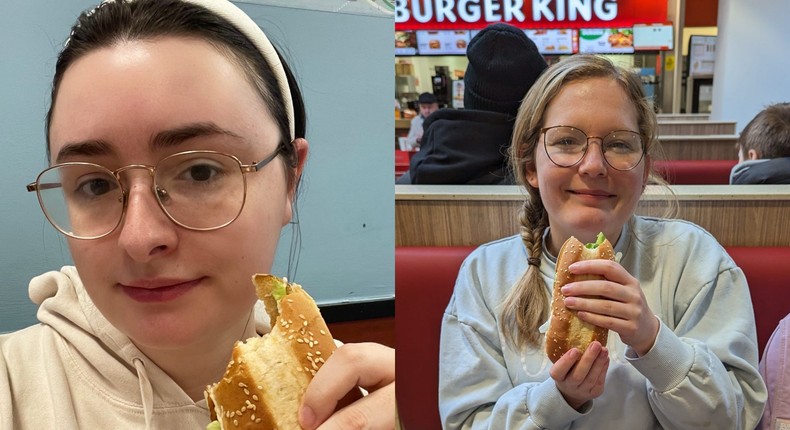 Business Insider reporters located in the UK and the US compared popular Burger King menu items, restaurant designs, and the overall experience.Erin McDowell/Business Insider; Mikhaila Friel/Business Insider