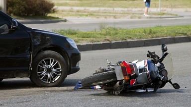 Wypadek na DK 36. Nie żyje motocyklista