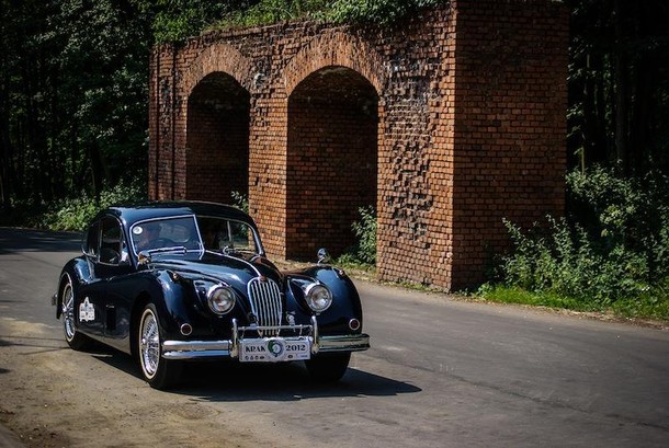 rajd pod Kopcem Kos´ciuszki - Jaguar XK 140 (1955) nie uzyw