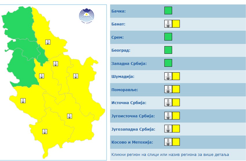 Meteo-alarm, 2. maj