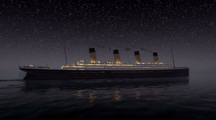 Újabb animációban mutatják meg, hogyan süllyedt el a Titanic/Fotó:Daily Mail Video Grab