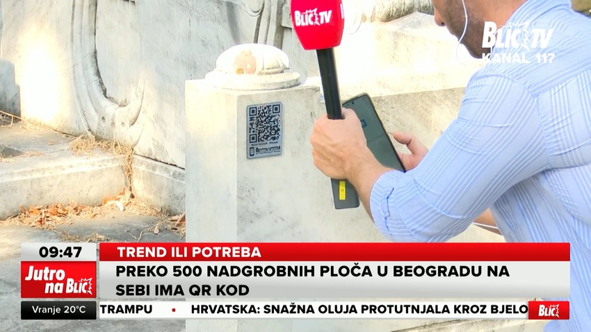 QR kodovi na spomenicima