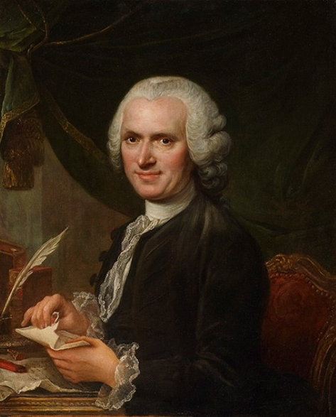 Rousseau na obrazie Françoisa Guérina (wikipedia).