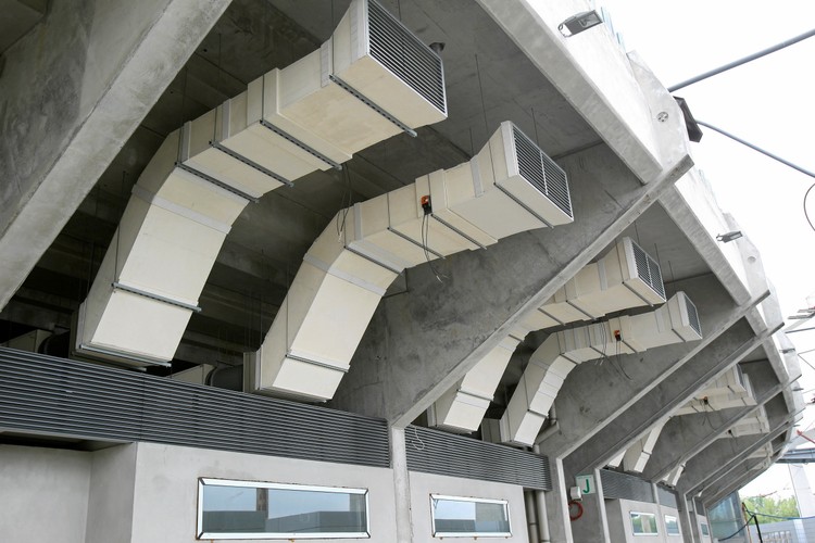 PZPN chciałby zgłosić Stadion Śląski jako obiekt, na którym mogłyby odbywać się mecze Euro 2020. Na zdjęciu wywietrzniki przeciwpożarowe