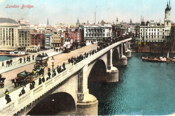 London Bridge ok. 1916 r., fot. domena publiczna