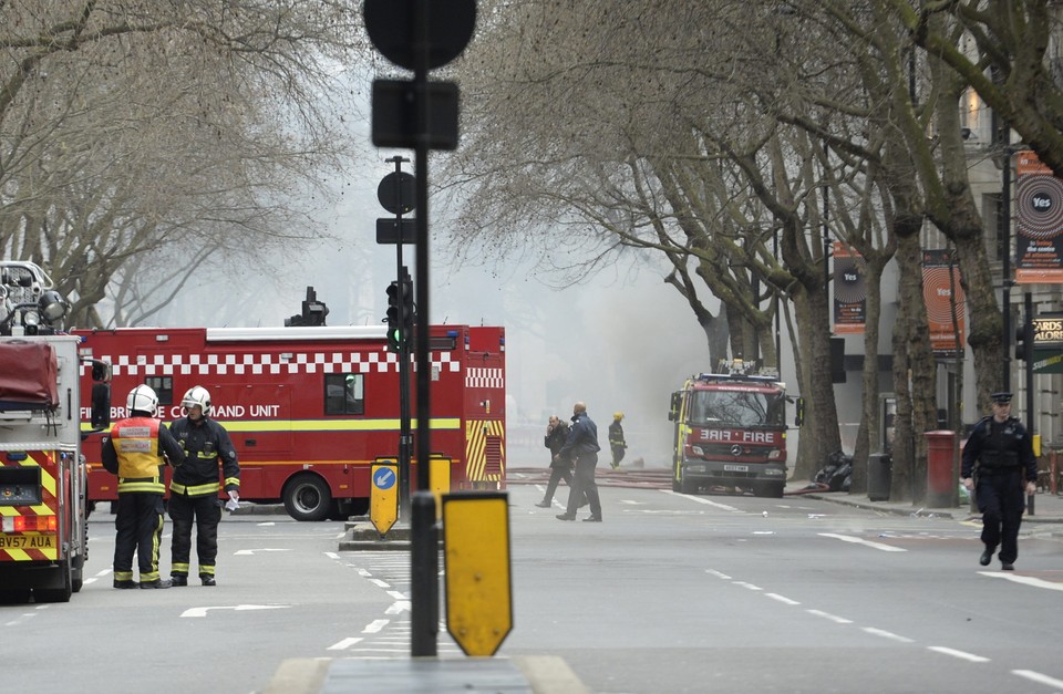 BRITAIN ACCIDENT (Fire in Holborn)