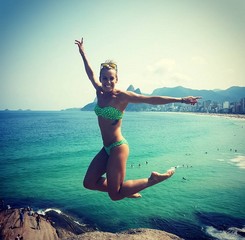 Ona uwielbia wodę! Tak prezentuje się włoska medalistka olimpijska Tania Cagnotto