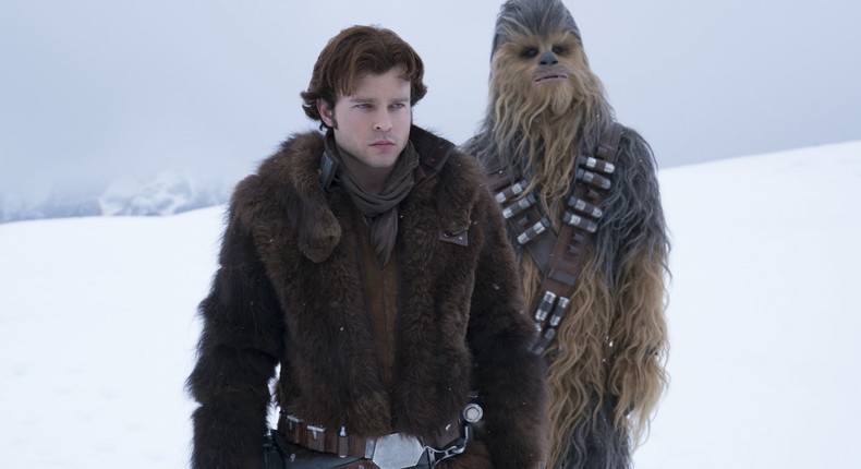 han solo chewbacca star wars story