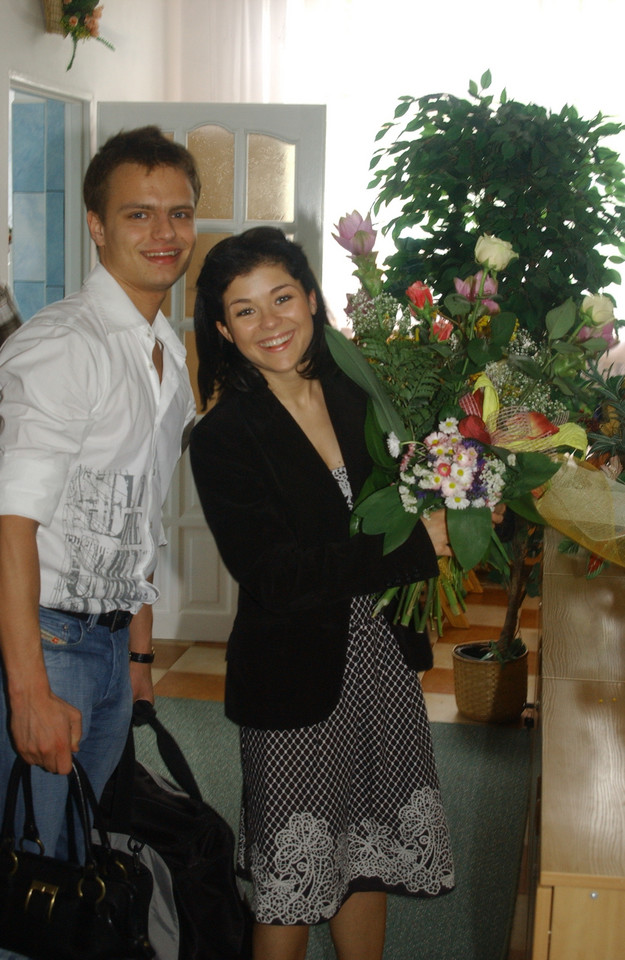 Marcin Hakiel i Katarzyna Cichopek w 2006 r.