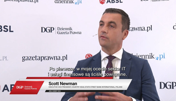 Scott Newman, wiceprezes State Street Bank International: Polska będzie eksportowała coraz bardziej zawansowane usługi