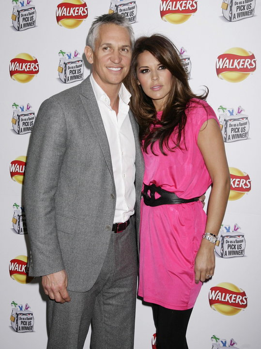 Danielle Bux i Garry Lineker