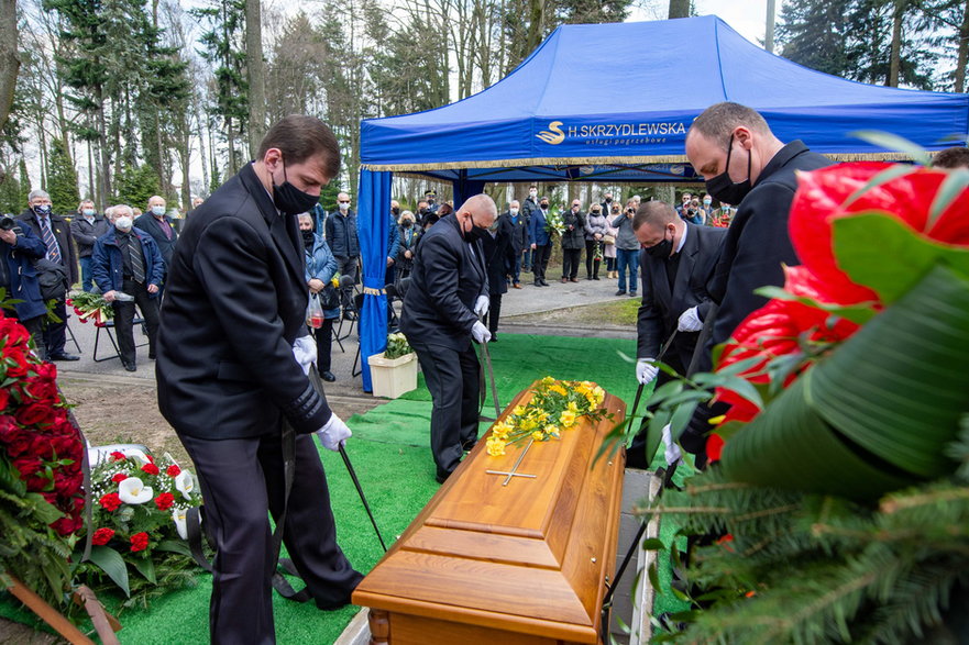 Pogrzeb Marka Czekalskiego, byłego prezydenta Łodzi 