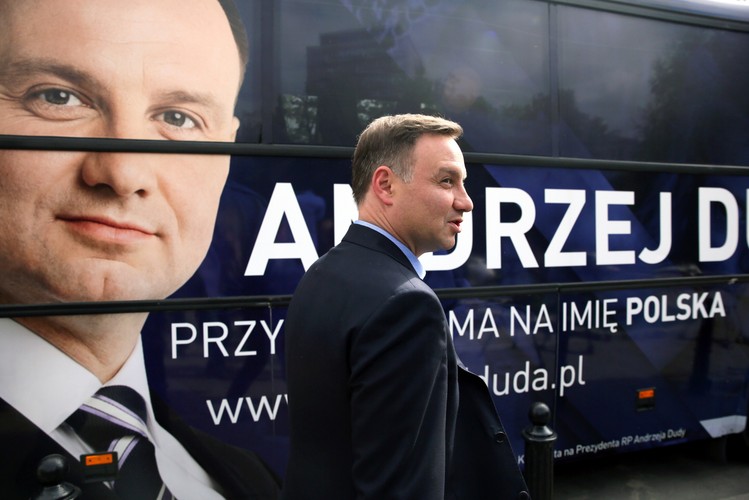 Andrzej Duda przed dudabusem