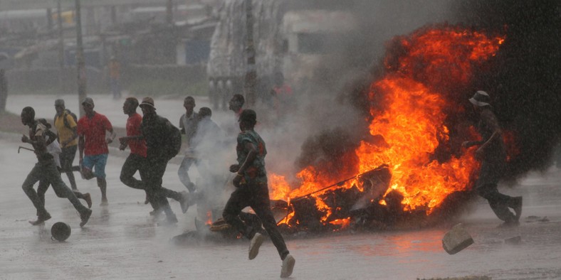 Zimbabwe protest 