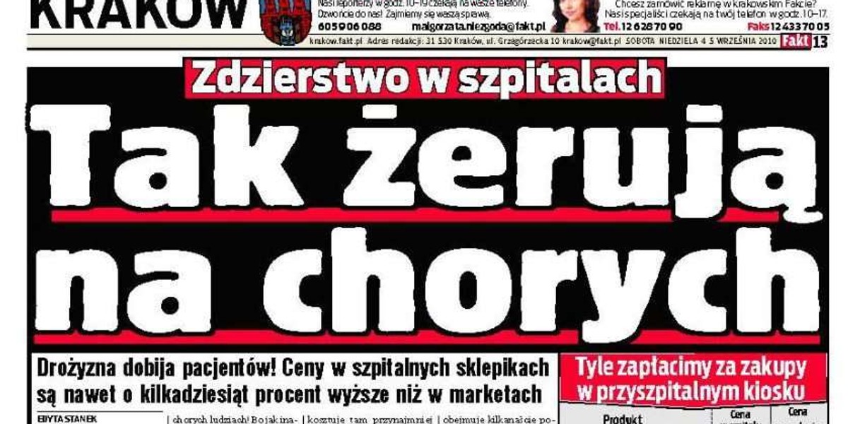 Tak żerują na chorych