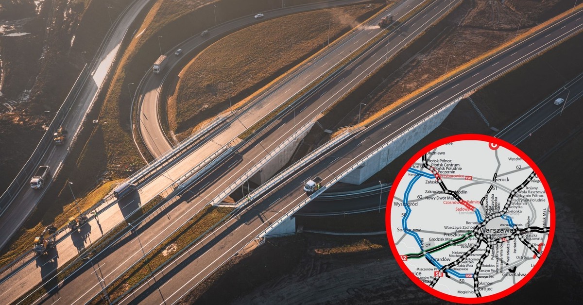 Największa obwodnica w Polsce. Otoczy pierścieniem Warszawę