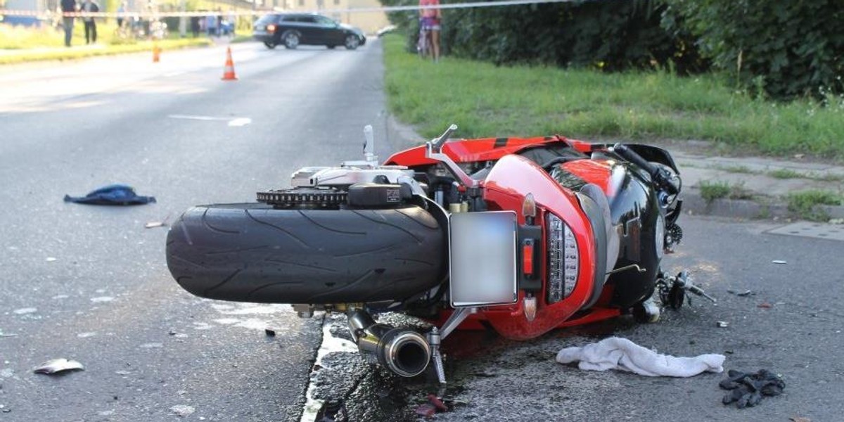 Tragedia w Zielonce pod Warszawą. Zginęła motocyklistka