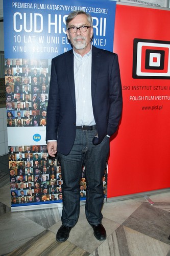 Jacek Żakowski na premierze filmu 'Cud historii'