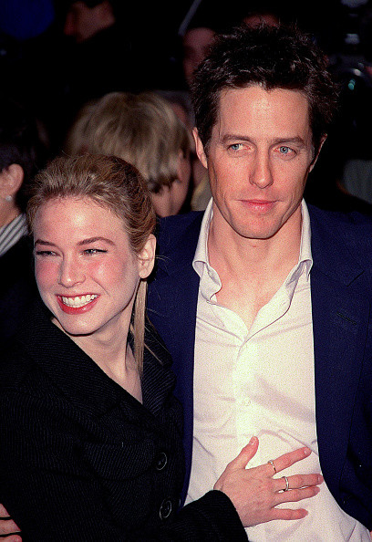 Renée Zellweger i Hugh Grant podczas premiery dziennika Bridget Jones w Ziegfeld Theatre w Nowym Jorku