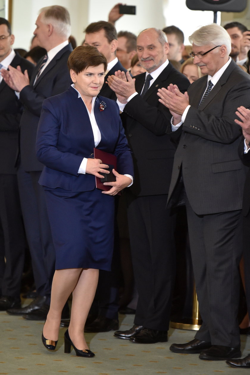 Beata Szydło zaprzysiężenie rządu