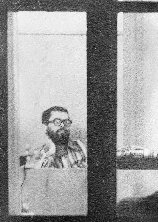 Walery Abramkin wysłuchujący wyroku Sądu Miejskiego w Moskwie, 4 października 1980 r.