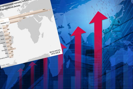 Polska w inflacyjnej czołówce świata. OECD: w 2022 r. gorzej tylko w dwóch krajach