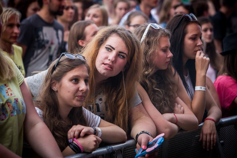 Jarocin 2015: publiczność na koncercie Curly Heads