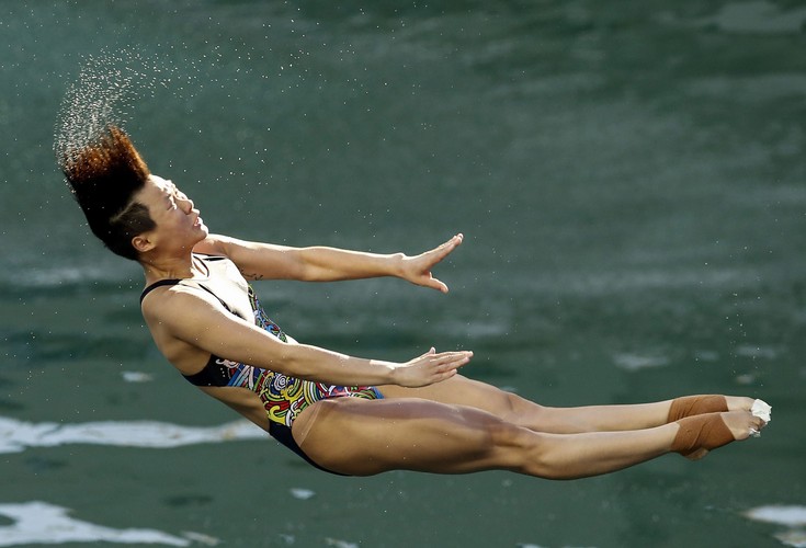 Te dziewczyny urodą nie ustępują lekkoatletkom. Na basenie w Rio de Janeiro też jest pięknie