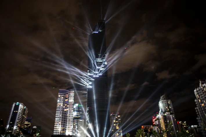 Official opening of the 'Pixel Tower' skyscraper in Thailand