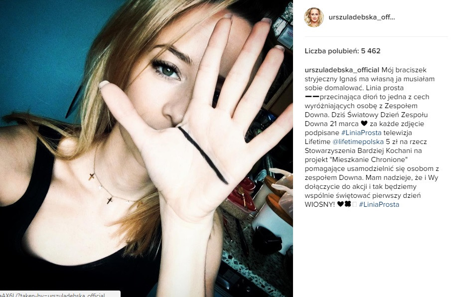 Urszula Dębska na Instagramie