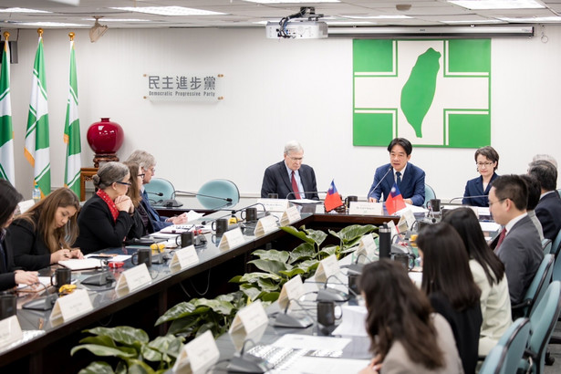 Prezydent-elekt Tajwanu William Lai i wiceprezydent-elekt Hsiao Bi-Khim