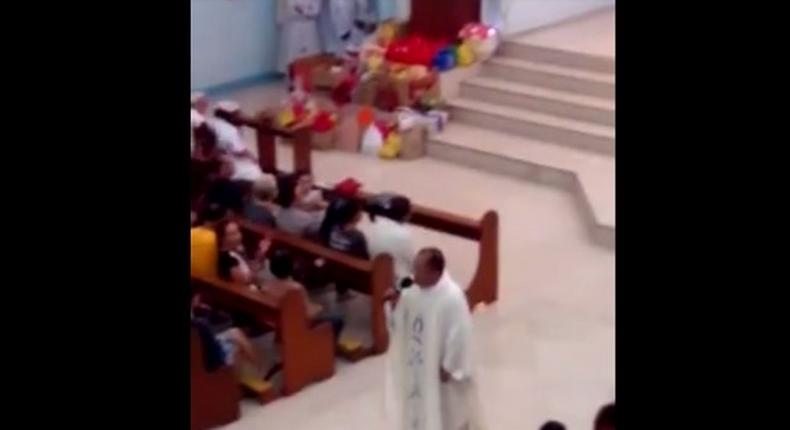 Priest suspended for riding a Hoverboard during mass