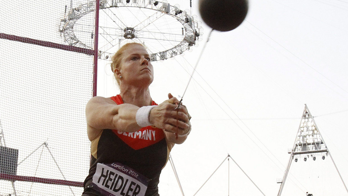 Betty Heidler wywalczyła brązowy medal olimpijski w rzucie młotem podczas rywalizacji lekkoatletów w Londynie. Pierwotnie Niemkę sklasyfikowano na ósmej pozycji, ale po protestach rekordzistki świata, przesunięto ją na najniższe stopnie podium.