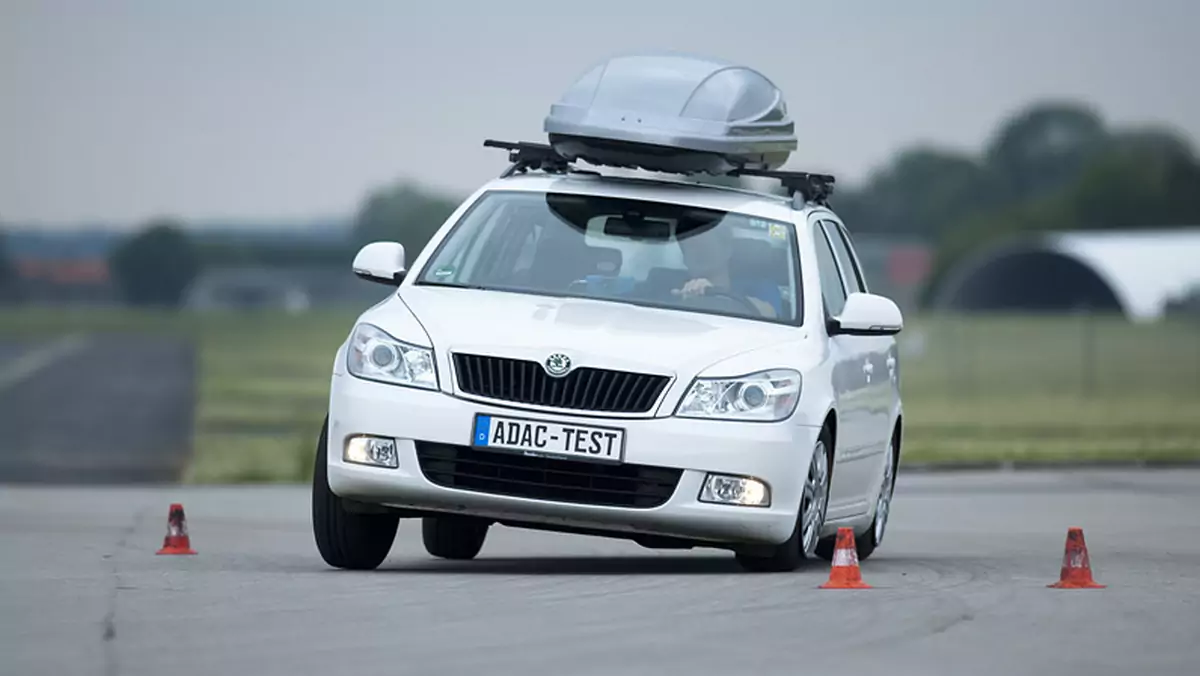 Jak Škoda Octavia Combi zachowała się w teście łosia?