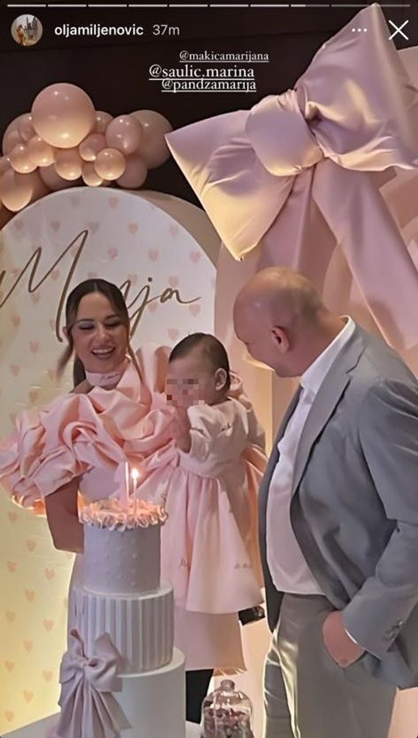 Prvi rođendan unuke Šabana Šaulića
