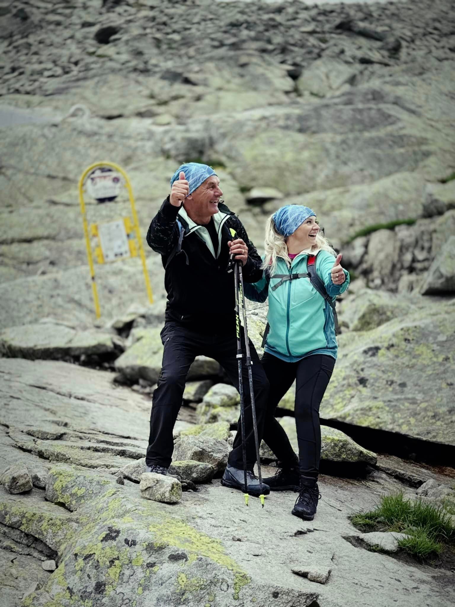 Manželia Otto Weiter a Petra Maxin zdolali Rysy.