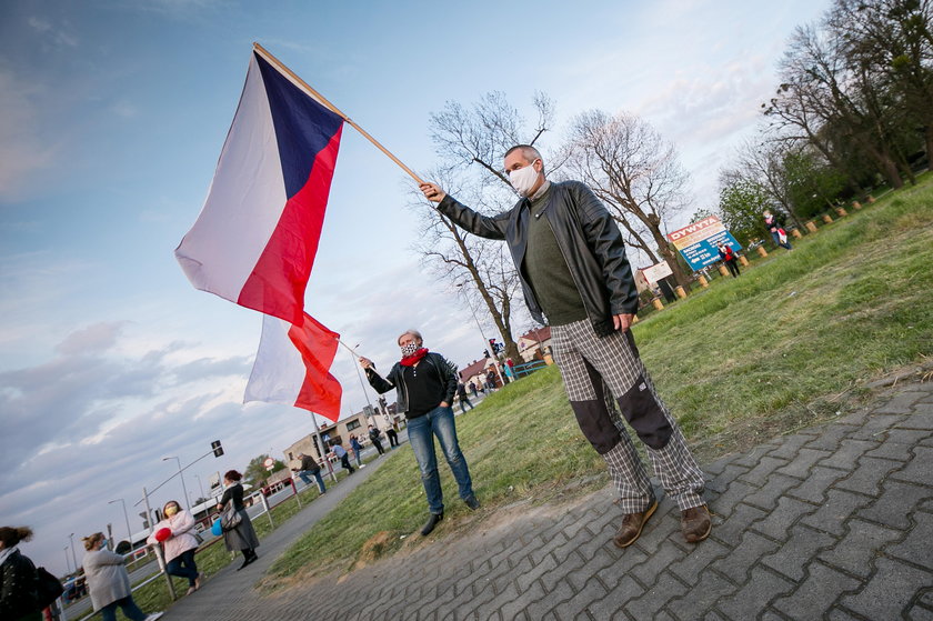 Chałupki. Protesty pracowników transgranicznych