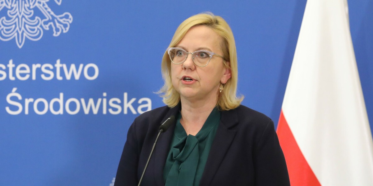 Minister klimatu i środowiska Anna Moskwa